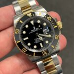 Rolex 126613 41mm Submariner Two Tone Black Dial Black Ceramic Bezel NEW