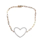 Heart Paved Bracelet