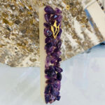Amethyst Mezuzah Case