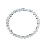 Stella Silver Heart Tennis Bracelet