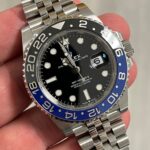 Rolex 126710 40mm Gmt "Batgirl" Stainless Steel Jubilee Bracelet Black/Blue Bezel NEW