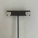 Sterling Silver Heart Studs