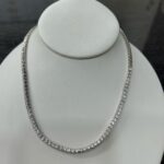 Tennis Necklace 3mm 16 inch Sterling Silver
