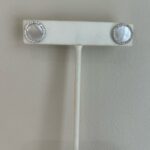 Sterling silver Round Studs with CZs