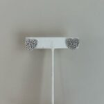 Sterling Silver with CZ Heart Studs