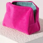 Terry Cloth Zip Pouch