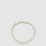 Glamorous Silver Heart Bracelet