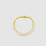 Dreamy Mother of Pearl Oval Tennis Bracelet
