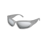 Balenciaga BB0157S Silver Sunglasses