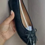 Black C Flats Patent Leather Tip Preorder