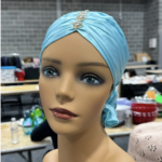 Esther Silk Tie - Turquoise/Hearts