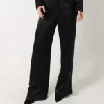 SYLC Black Satin Pants