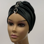 Black Jeweled Turban