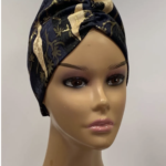 Navy/Black/Gold Turban