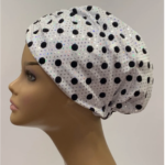 White & Black Turban
