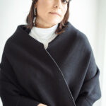 Reversible Shawl with Sleeves (One Size)