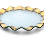 Annieglass Ruffle Buffet Server