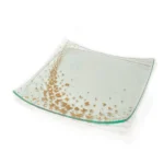 Annieglass Square Butterfly Serving Plate