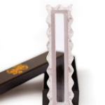 Mauve Terrazzo Scalloped Mezuzah