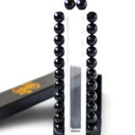 Black & White Beaded Mezuzah