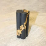 Daisy and Metallic Foil Havdalah Candle -Multiple Colors