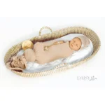 Ribbed Swaddle Beanie Set - Soft Taupe