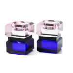 Color Block Pink/Cobalt Tealight Holders