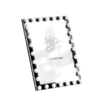 Black & White Beaded Picture Frame