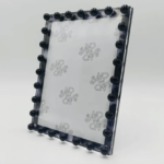 Tortoise Beaded Picture Frame