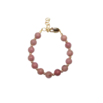 Mauve and Gold Bracelet