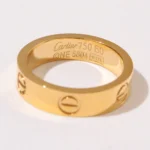 L Ring Gold Plated