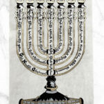 Handwritten Menorah