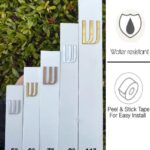 White Modern Concrete Mezuzah Case With Shin