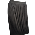 Elastic waist Pleated Skirt