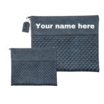 Custom Navy Tallit and Tefillin Set