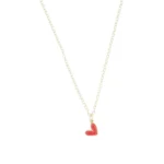 MINI RED HEART NECKLACE