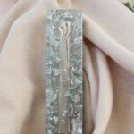 Silver Flake Mezuzah