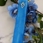 Ocean Blue Mezuzah