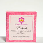 REFRESH Pink Rose Clay Spa Bar with Prebiotics