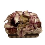 Silk Bowed Trinket Box