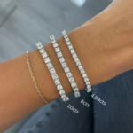 Lab Grown Tennis Bracelet Round - Image 5