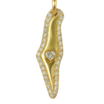 Israel Heart Map charm