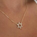 Baguette Star of David Necklace