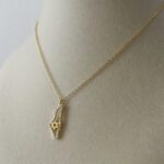 Pavé Israel Map Necklace